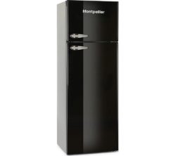 MONTPELLIER MAB345K Fridge Freezer - Black